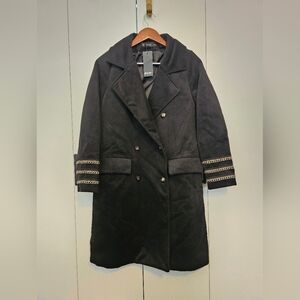 Nasty Gal Military Longline Coat